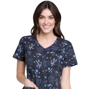 Black Panther Tooniforms Marvel V Neck Scrub Top TF614 MAWF